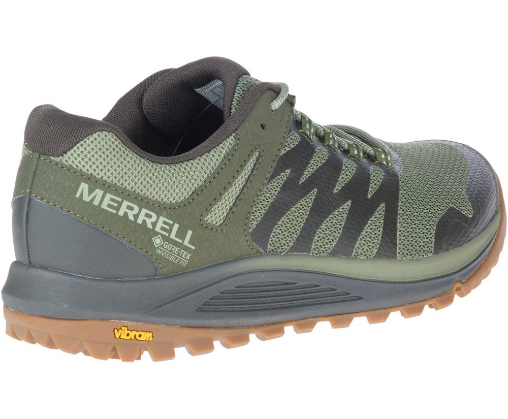 Buty Trekkingowe Merrell Męskie Oliwkowe - Nova 2 Gore-Tex® - 426097-DXQ